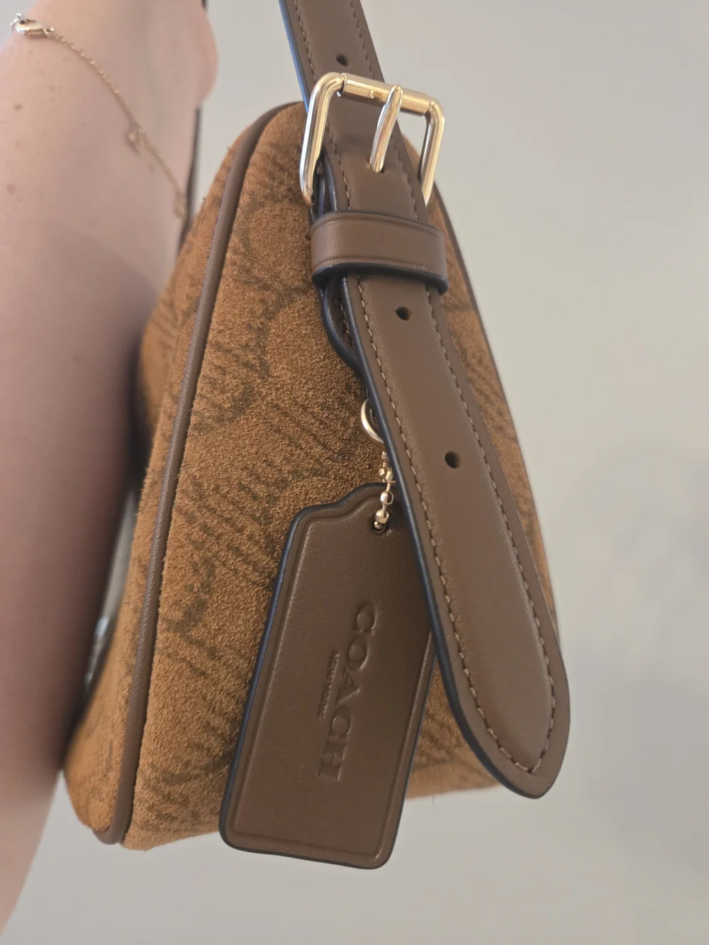 Coach Suede Kailey Shoulder Bag WithOUT Crossbody Strap